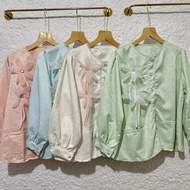 KEMEJA Feijoa blouse | Floral patterned shirt