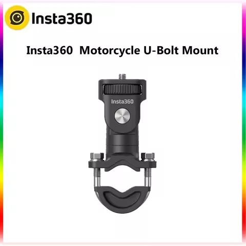 Insta360 X5 Motorcycle U-Bolt Mount For Moto Riding 1/4" interface design for Insta 360 X5,X4 Air,X3
