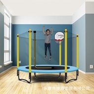 HY-D Trampoline Children's Indoor Trampoline Child Baby Trampoline Family Trampoline Small with Safety Net Trampoline EV