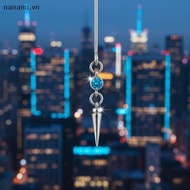 [nanami] Goth Aesthetic Spike Pendant Earrings Punk Grunge Ro Stainless Steel Long Drop Charm for Co