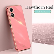 A98 Oppo 2023 A78 5G Reno8T เคสโทรศัพท์สุดหรูสำหรับ Oppo A78 A17 A17K A57 A58 4G 5G OppoA78 5G เคส6D