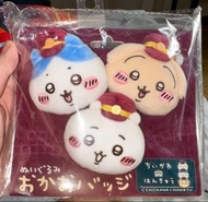 全新未拆 chiikawa阪急電車徽章 襟章 聯名胸針 小八烏薩奇吉伊 一套