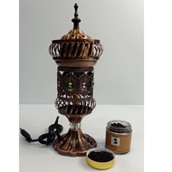 Electric Mabkhara With Bakhoor/ incense / Gaharu (Bakhoor) burner / Easy and safe use