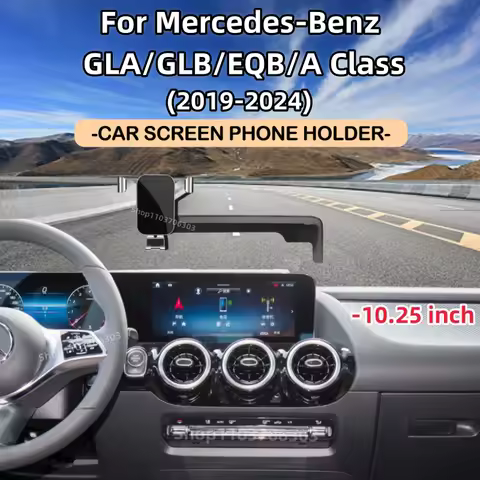 Car Screen Phone Holder For Mercedes-Benz GLA GLB EQB A Class 2019-2024 Mobile Phone Holder Car Air