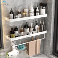 (SG Seller)Bathroom rack/Bathroom shelf/Shampoo Holder/Rack/toilet rack bathroom shelving/Towel Rack