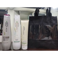 MATRIX REPAIRINSIDE SHAMPOO & EXQUISITE OIL CONDITIONER & BIOLAGE SMOOTH PROOF CREAM (for frizzy hai