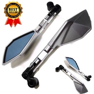 HONDA Supra Gtr 150 ALLOY Short stem Side Mirror 1Pair With screws White lens accessories cod
