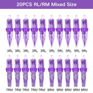 Best-Selling Mixed Cartuchos Para Tatuar 3rl 5rl 7rl 7rm 9rm Disposable Permanent Brow Makeup Tattoo