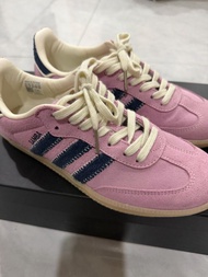 Adidas Samba notitle聯名板鞋 粉藍配色