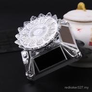Solar Light Energy Display Rotating Disc Jewelry Crystal Rotating Display Base Counter Jewelry Displ
