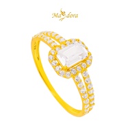 Masdora Sparkling Elfiey Ring (916Th Gold)