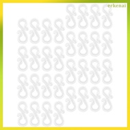 120 Pcs Outdoor Lights Christmas Securing Clips Gutter Hanging Hooks 3.50X1.00X0.50CM White Pp  erke