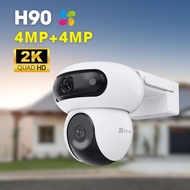 Ezviz H90 Dual Lens 4MP+ 4MPDual Rotation Pan/Tilt Two Way Talk Color Night Vision WiFi Outdoor Secu