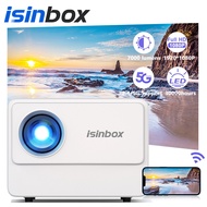 【ฟรี 80นิ้ว จอโปรเจคเตอร์+ขายึด】iSinbox iS08 1080P HD Projector โปรเจคเตอร์ มินิโปรเจคเตอร์ คุณภาพระดับ Android 9.0 โปรเจ็กเตอร์แบบพกพา เชื่อม รับประกัน 1 ฉากยึดเท่านั้น One