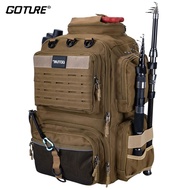 Goture 46X30X17CM 900D Oxford cloth waterproof Fishing Backpack 45L Large Capacity Fishing Gear Stor