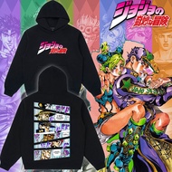 JoJo's Bizarre Adventure Or Long Sleeve Top Cotton Comfortable Black Hoodie M-3XL Unisex 04