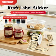 NIIMBOT Kraft Label Paper BPA Free For NIIMBOT B1 B21 B31 B3S Label Maker