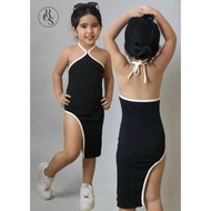 Emma Self Tie Backless Dress For Kids 2 to 4 yr old