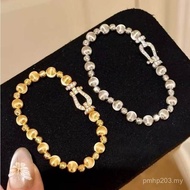 Bracelet Female Cat's Eye Retro Temperament Fashion Jewelry High-End Light Luxury Medieval Gold-Plat