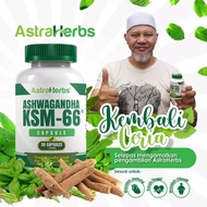 READY STOCK Astraherbs KSM-66 Ashwagandha  Worlds Best Ashwagandha KSM66 123