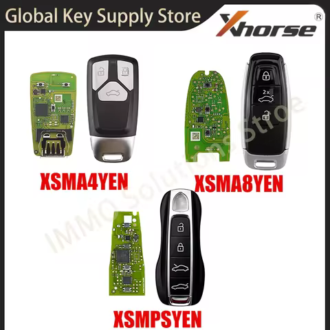VVDI MLB Smart Key XSMPSYEN XSMA4YEN XSMA8YEN Board and Shell for VW Audi Porsche Lamborghini Bentle