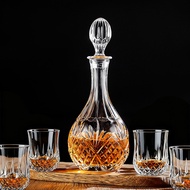 Thickened Glass Liquor Bottle With Stopper Airtight Stopper Preserves Freshness. Office Decor