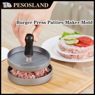 Round Burger Metal Mould Aluminum Alloy Burger Press Patties Maker Mold Hamburger Maker Cooking Tool