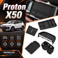 【Proton X50 2025+】Storage Box Set Car Interior Organizer Custom Fit Anti Slip Tray Premium Upgrade p