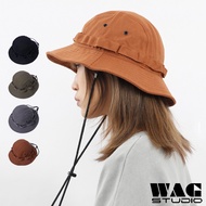 WAG Hat | Ready Stock Cotton 5 Panel Bucket Hat Men Women Outdoor Sun Fisherman Beach Hat
