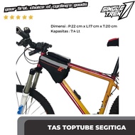 Great Cycle Triangle Bike Bag ORANGE