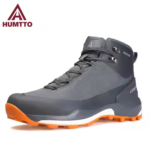 HUMTTO hiking shoes men's winter women outdoor sports cushioning lightweight Tactical boots Plush wa