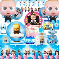 Boss Baby Birthday Party Decorations Set The Boss Baby Theme Party Supplies Balloon Banner Cake Topp