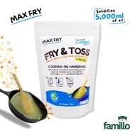 Famillo Max Fry & Toss Used Cooking Oil Hardener Up to 5000ML of Used Oil, 100% Plant-Based