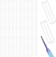 60 Pcs 1 inch Sneakers Shoe Laces Shortening Repair Aglet Tips Heat Shrink Shoelaces Ends Repair Kit