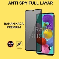 Tempered Glass Full Cover Anti SPY 9H Glossy Premium Oppo A97 4g