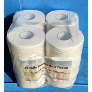 Individual Wrapped 2ply Jumbo Roll Tissue (Recycled paper) 16 rolls/ bundle