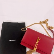 YSL 紅色流蘇WOC