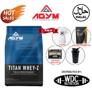 AGYM Nutrition-TITAN WHEY -Protein Whey , Muscle Building, Lean Muscle & Susu gym, Protein-HALAL-Fre