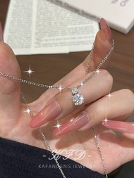 KAFANDENG | Cultivated Diamond Necklace PT950 Platinum