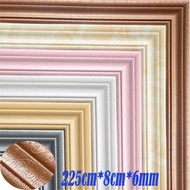 (high Bust) 2.3m lotus edge 3D wallpaper to send lotus eyebrows, wallpapers, 3D lotus edge stickers,