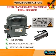 COMPRESSOR R290A - NE2168CU DONPER.SUITABLE FOR COMPRESSOR IN VARIOUS REFRIGERATORS & FREEZERS