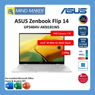 Asus ZenBook Flip 14 UP3404V-AKN181WS AKN182WS / i7-1360P / Win11 / Office / 16GB RAM / 512GB SSD / 