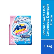 ATTACK Detergent Plus Softener Sweet Floral Concentrate Detergent Powder (ATS) - 1.4kg