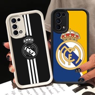 BI98 Real-Madrid Casing for OPPO Reno 5 Find X3 Lite 6 4 5G White Black