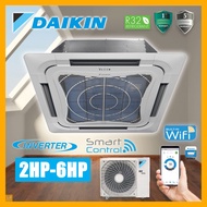 Daikin R32 2.0HP - 6.0HP SkyAir Inverter Ceiling Cassette Air Conditioner FCFC-A Series (FCFC50A/RZFC50A-3CKY-LF)