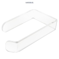 NARCISSUS13A0E Toilet Paper Holder, Transparent Acrylic Toilet Paper Roll Holder, Modern Easy to Ins