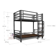 Bunk bed customize supper single size with wooden board base singapore local seller