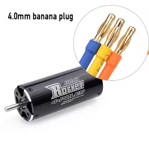 SURPASSHOBBY Rocket 2968 3400KV 3800KV Motor For Traxxas Blast Feilun FT011 FT012 600-800mm RC Boat 