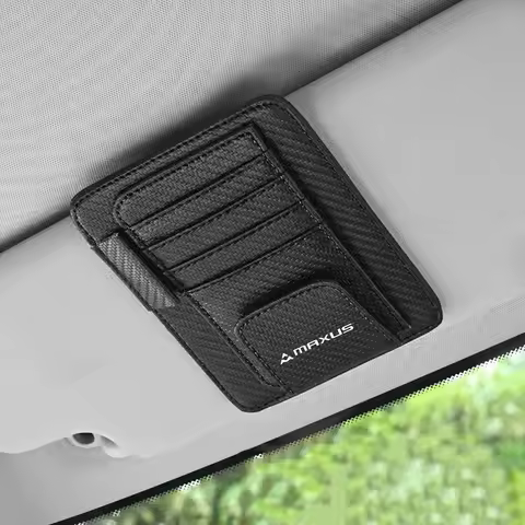 Car Sun Visor Organizer Multi-Pocket Card Glasses Storage Holder for Maxus T60 D60 D90 T70 T90 G10 G