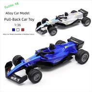 FUZOU F1 Race Car Toys, Drift Pull Back F1 Race Car Model Toy, Formula One 1:36 Alloy Smooth Simulat